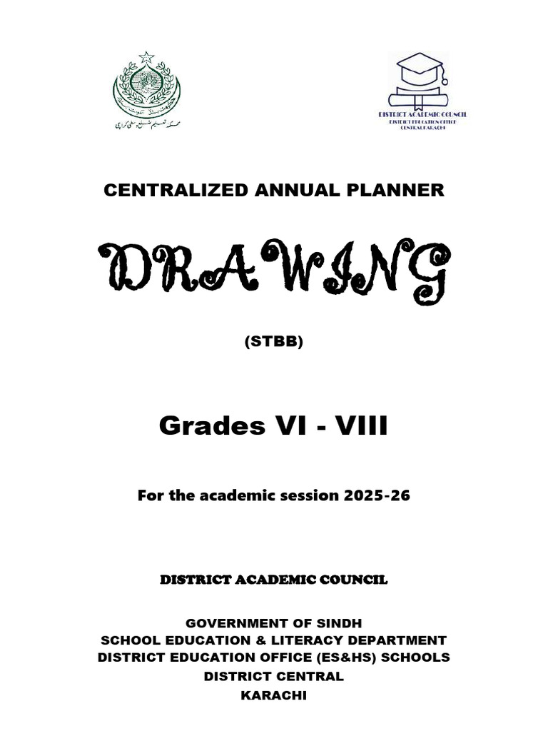 Centralized Drawing Planner VI-VIII 2025-26 | PDF | Shape | Symmetry
