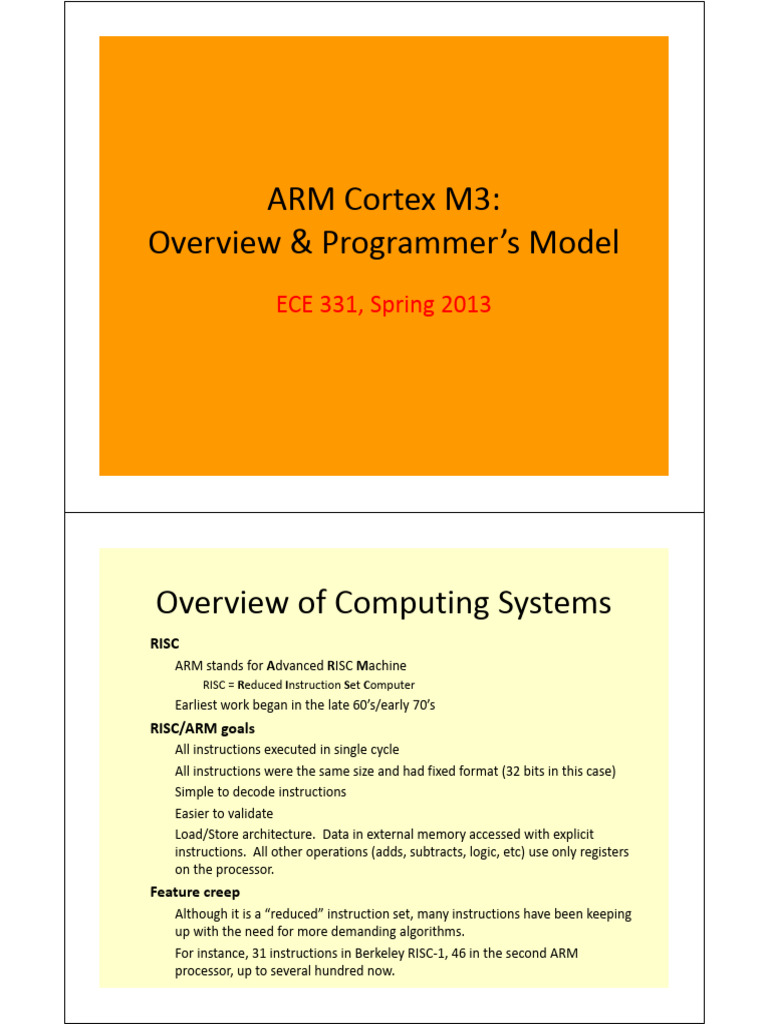 ARM CortexM3 | PDF | Central Processing Unit | Microcontroller