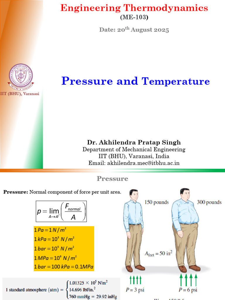 Notes-3 (ME103) | PDF | Thermometer | Temperature