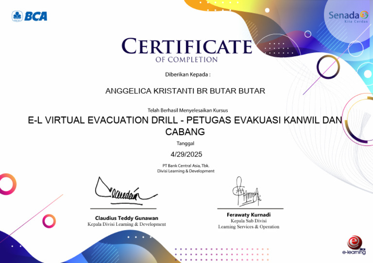 Certificate of Completion | PDF
