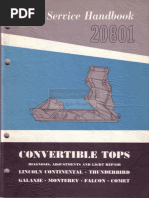 62-64 Ford Convertible Tops SM | PDF | Relay | Switch