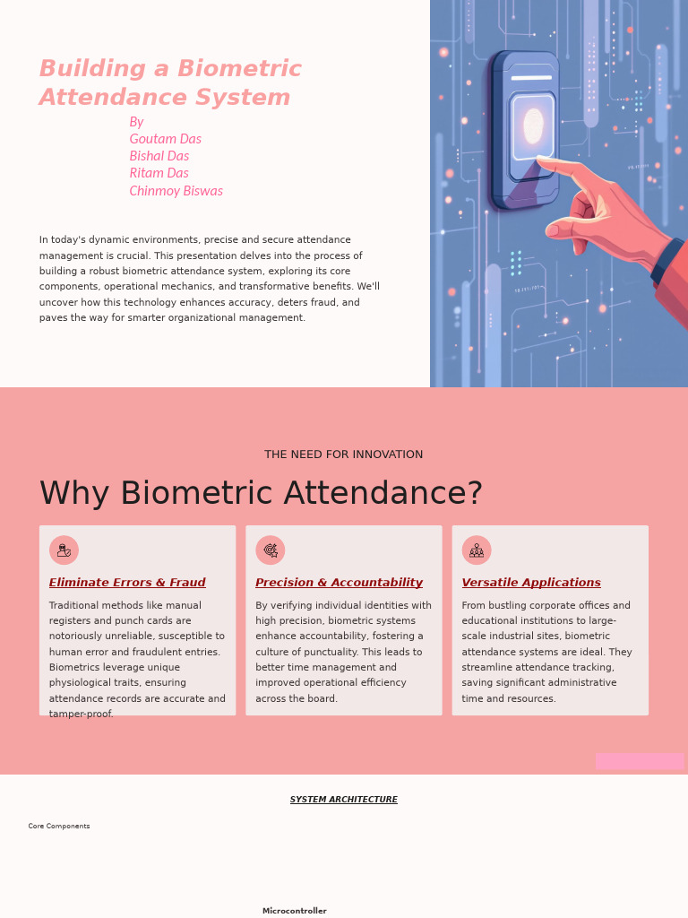 Building a Biometric Attendance System | PDF | Biometrics | Computer ...