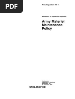 Army Materiel Maintenance Policy