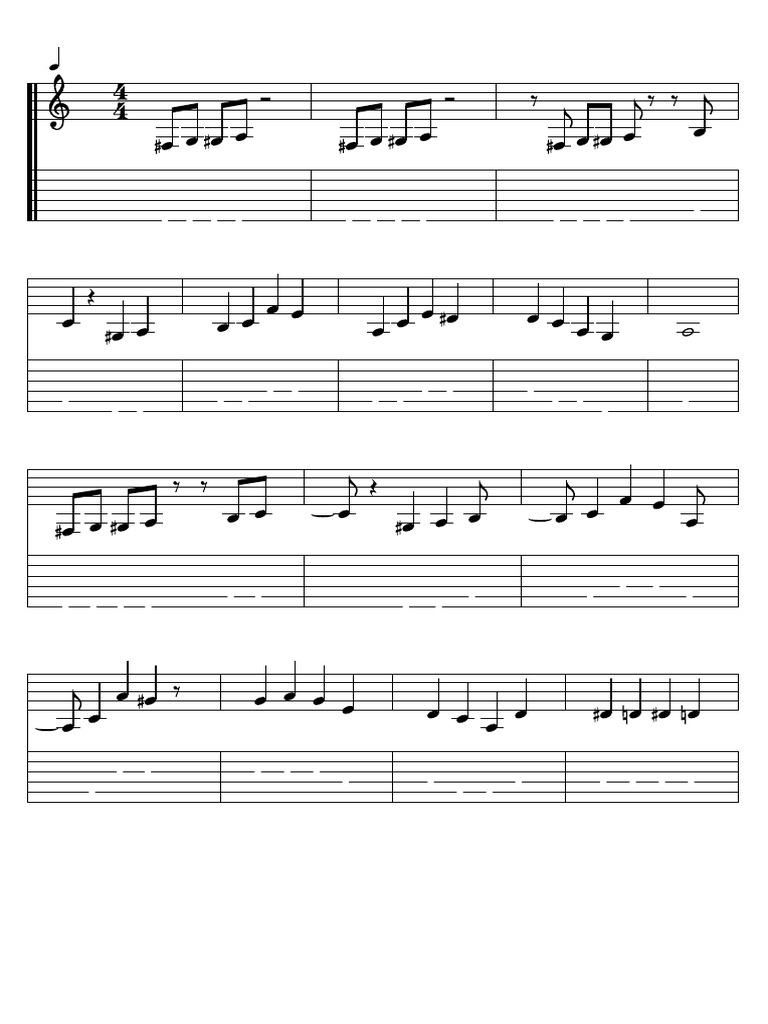 Pantera Rosa Tabs and Intro Guide | PDF