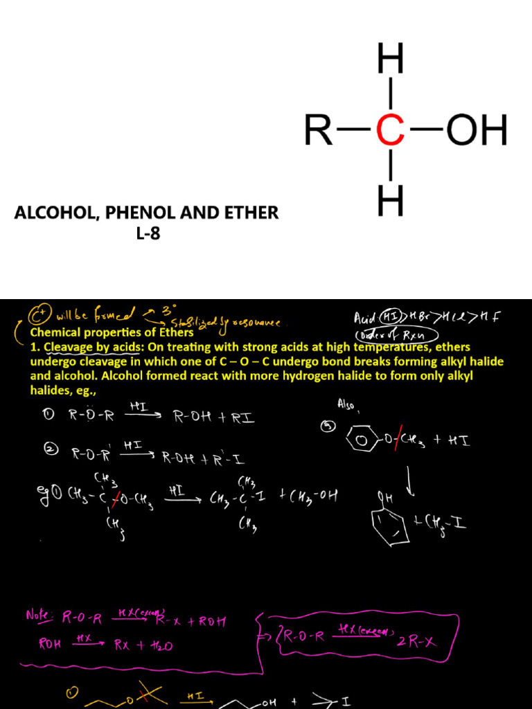 Alcohol Phenol and Ether L 8 | PDF