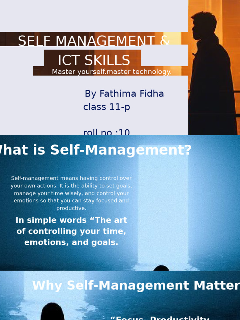 Self-Management and ICT Skills Guide | PDF | Artificial Intelligence ...