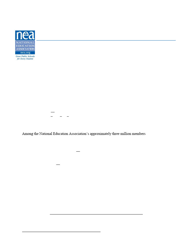 NEA Comments on Charter Schools Program Rules | PDF | Accountability ...
