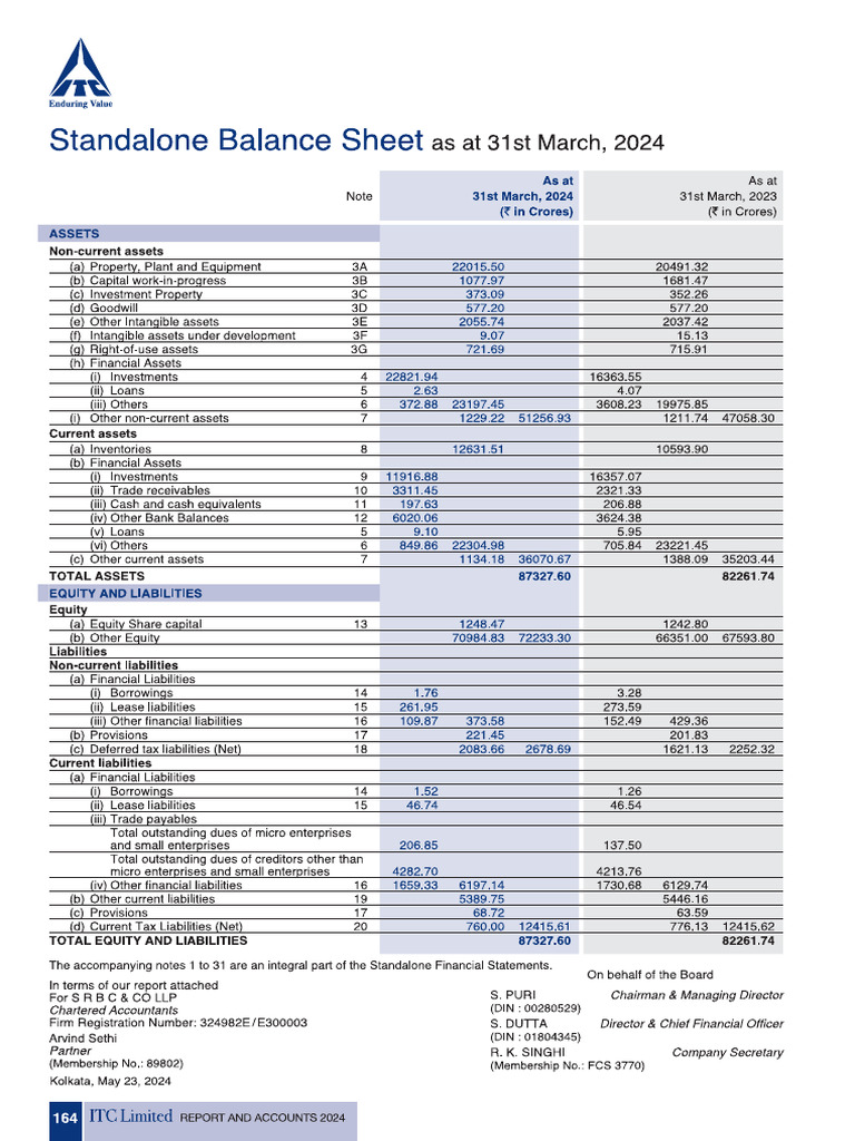 Balance Sheet | PDF