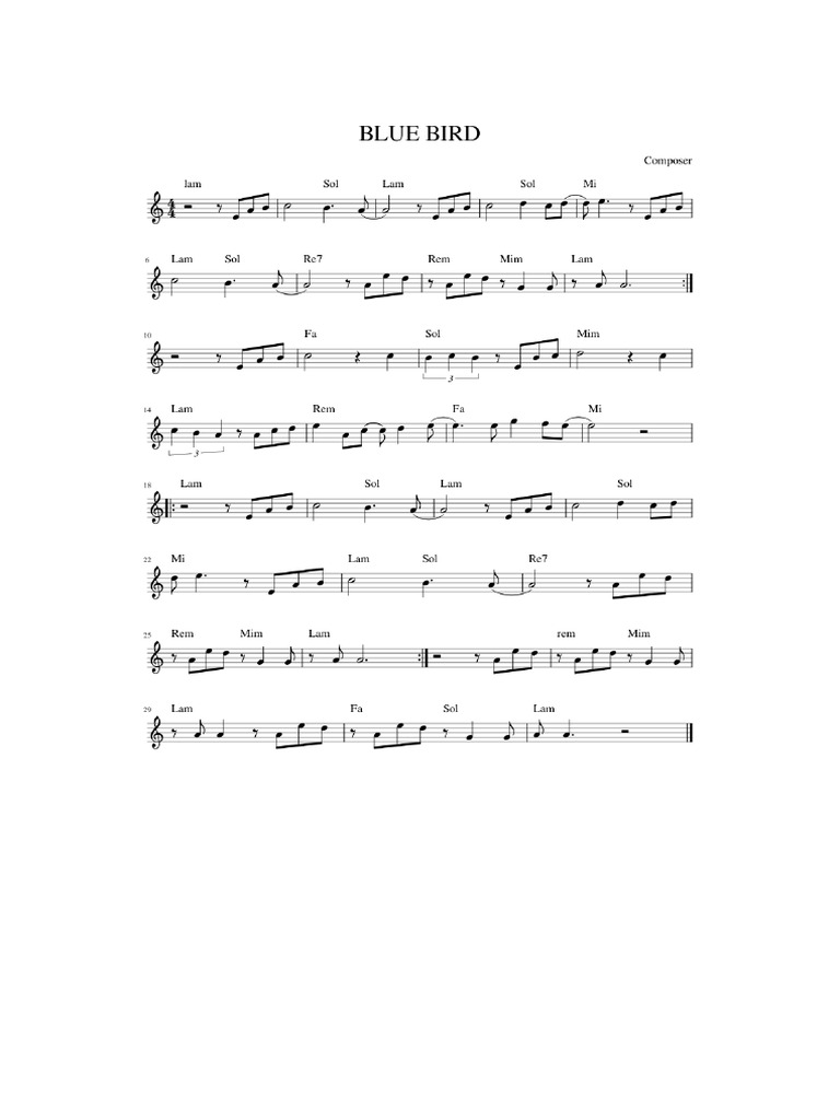 Blue Bird | PDF
