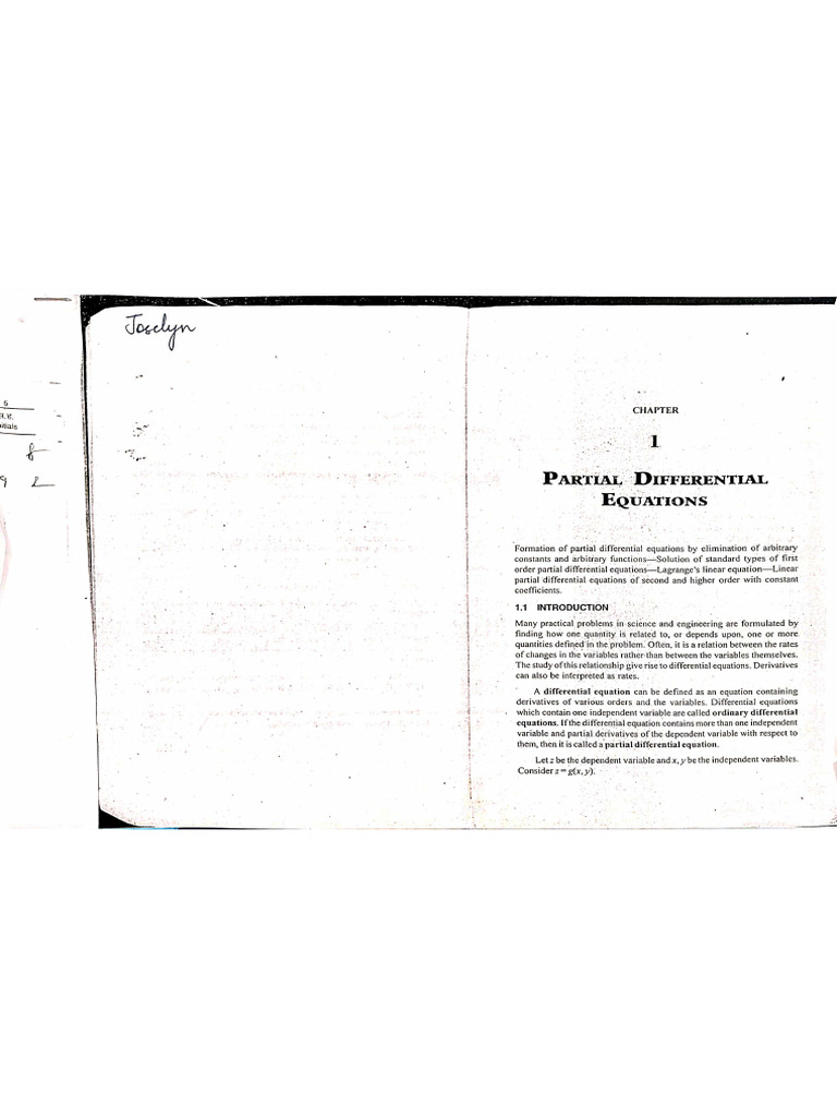 Partial Differential | PDF