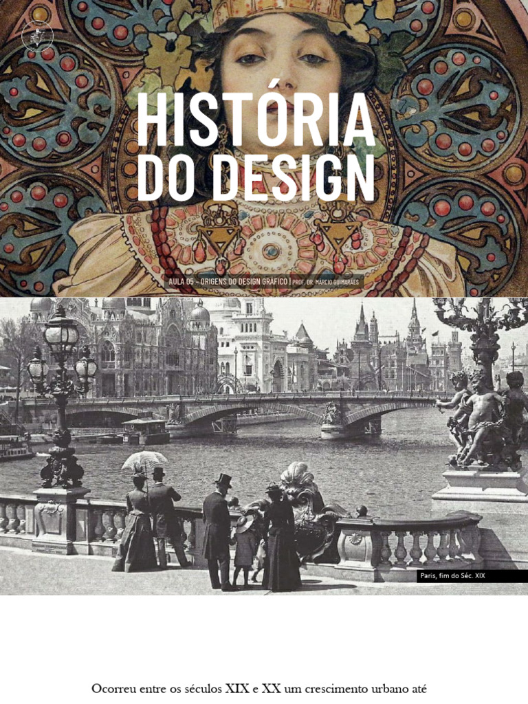 Origens do Design Gráfico no Século XIX | PDF | Art Nouveau | Pôster