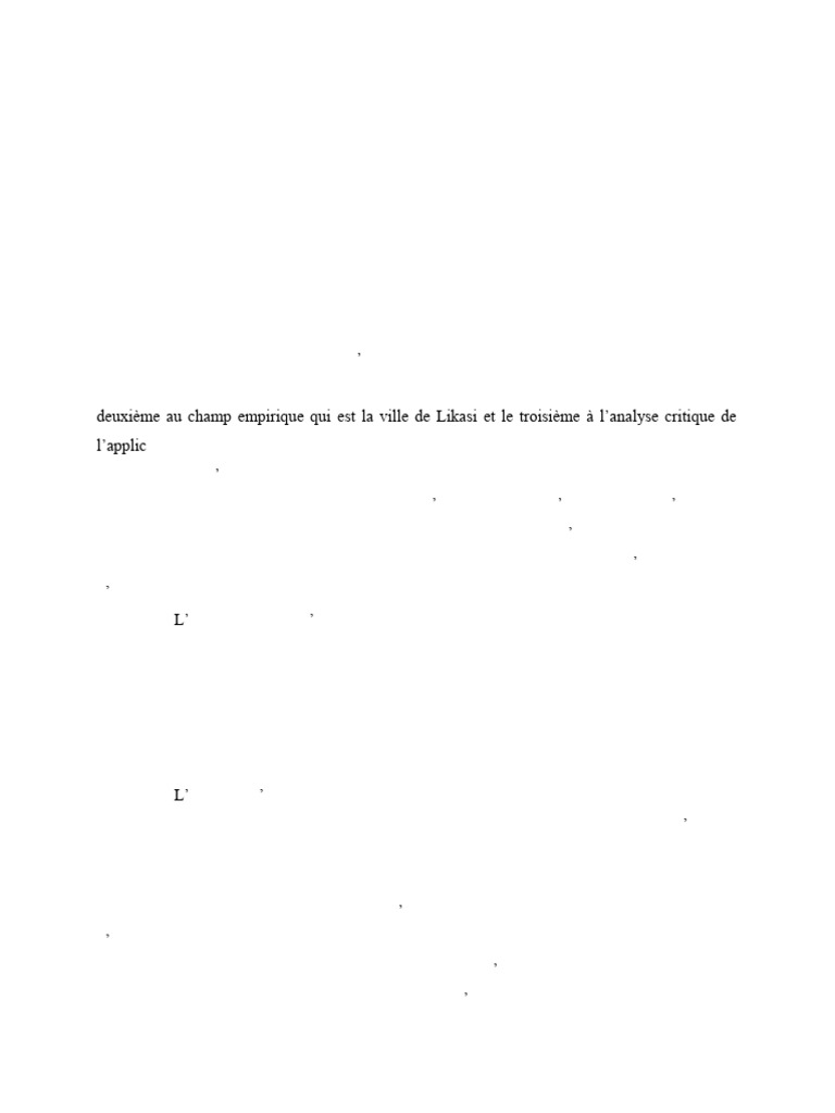 Efficacité du Code Pénal à Likasi | PDF | Loi | République démocratique ...
