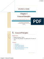 General Principles: Statics: Ce201