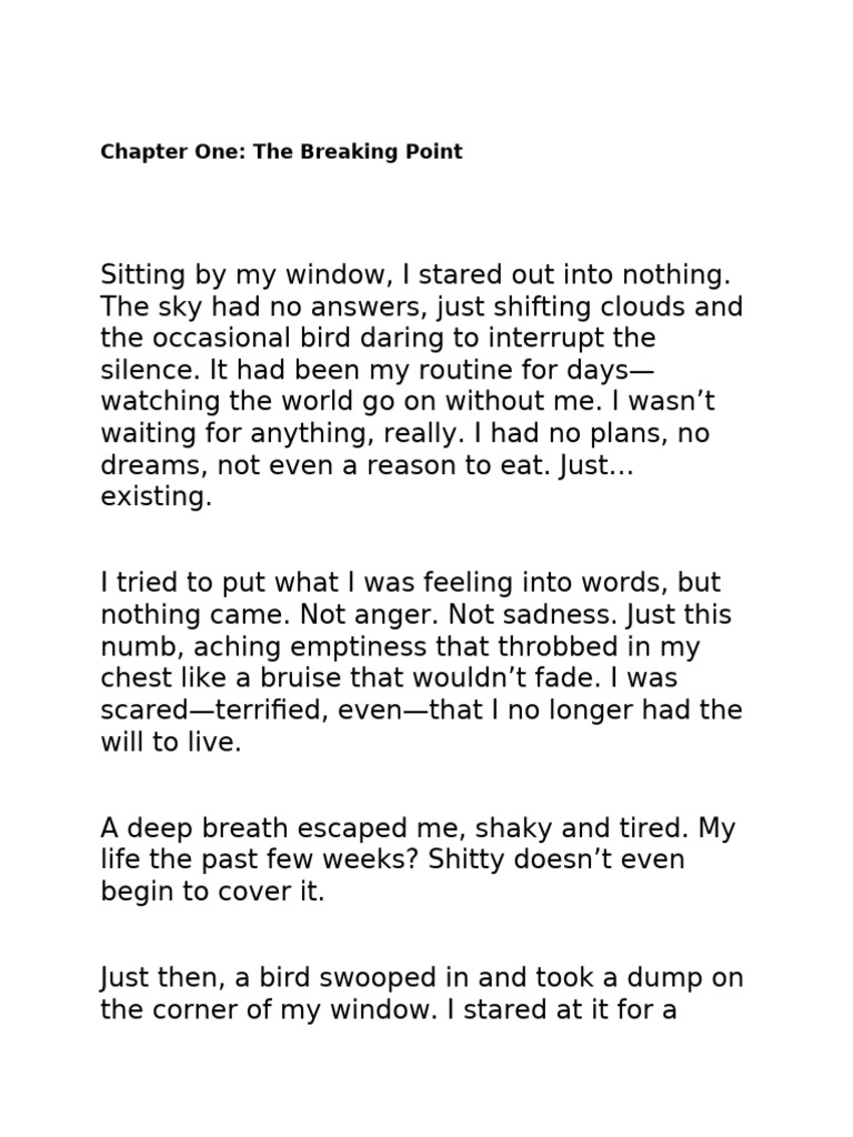 The Breaking Point: Chapter One | PDF