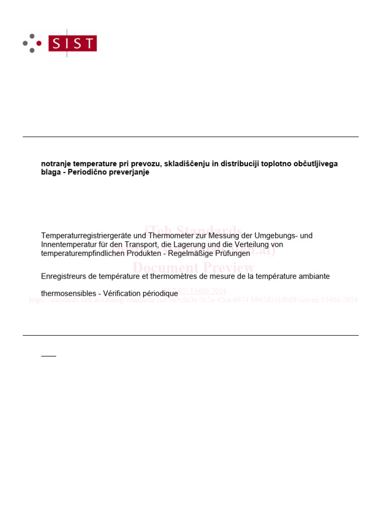 Temperature Measurement Standards 2024 | PDF | Verification And ...