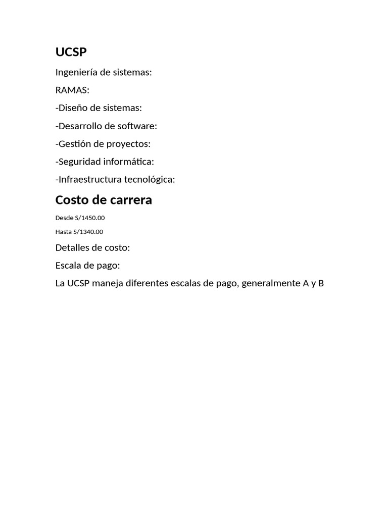 UCSP | PDF