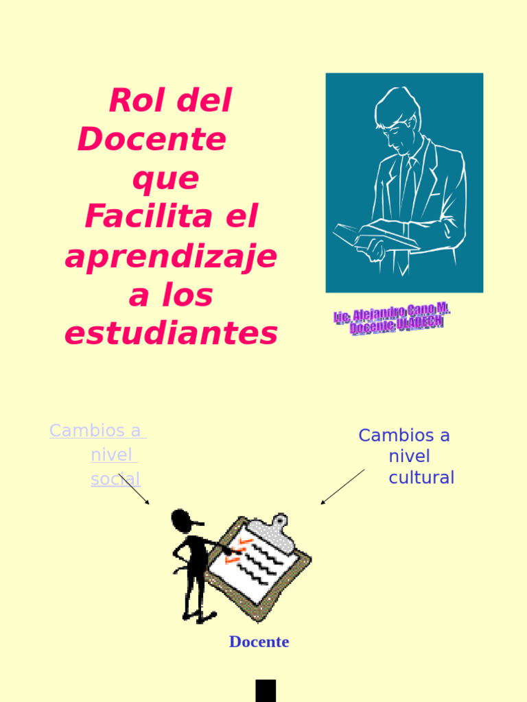 Cambios en el Rol del Docente Universitario | PDF | Maestros | Aprendizaje