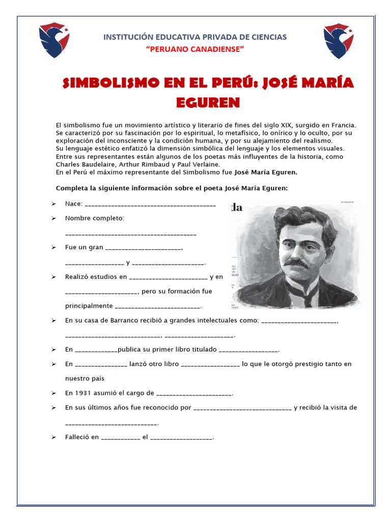 Simbolismo en Perú: José María Eguren | PDF