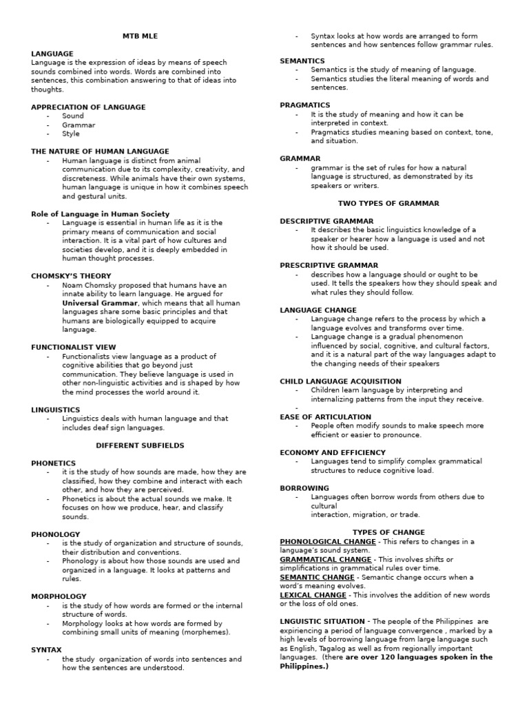 Understanding Human Language and Society | PDF | Grammar | Semantics
