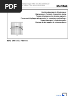 KSB Multitec Pump Specifications Guide | PDF | Pump | Chemical Engineering