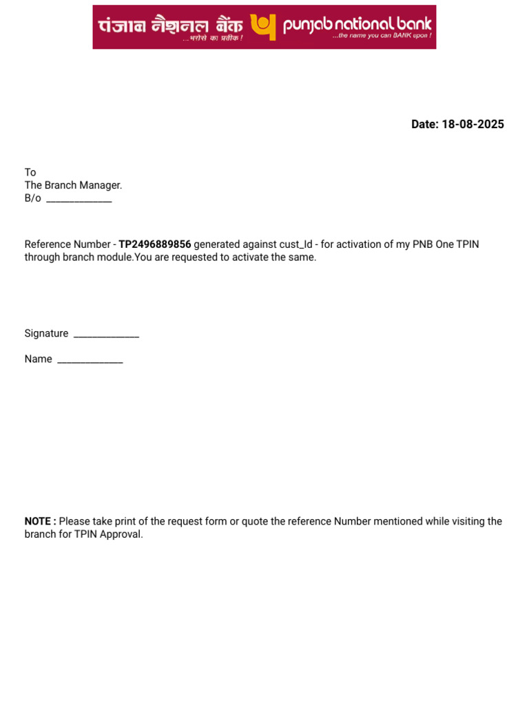 tpin | PDF