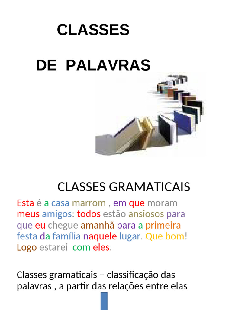 Classes Gramaticais Em 1em 1 | PDF | Morfologia linguística | Semântica
