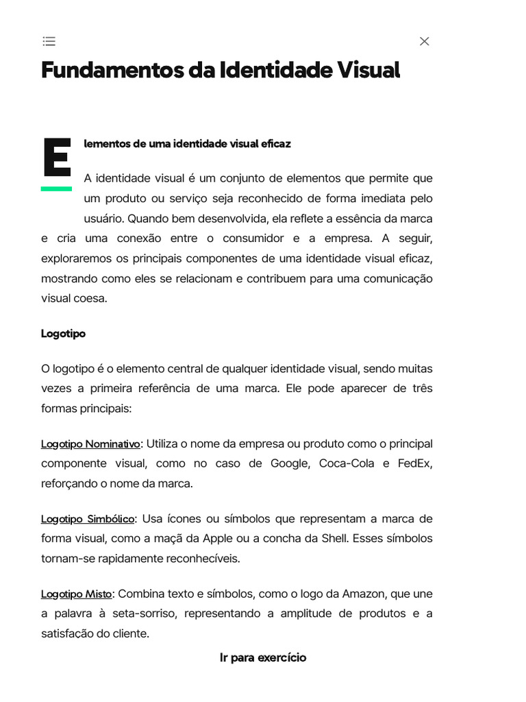Elementos da Identidade Visual Eficaz | PDF | Gestão de marcas | Marca