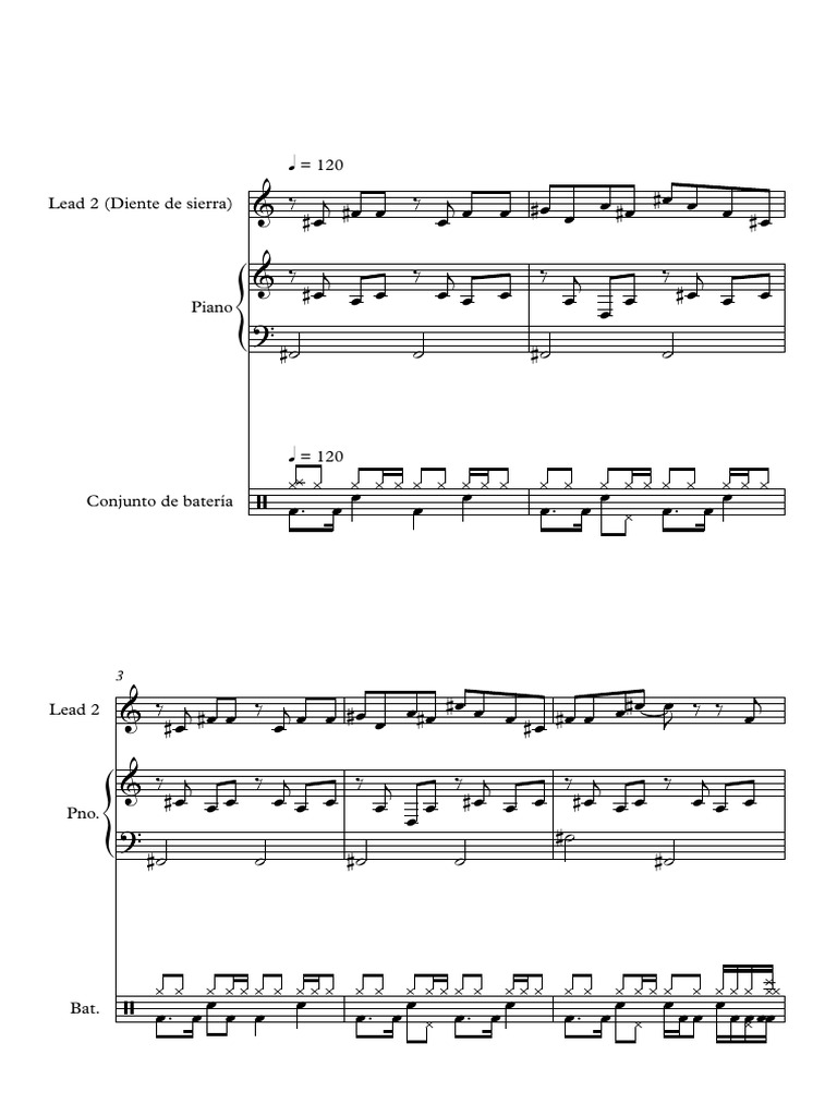 Analyse des partitions de Lead 2 | PDF | Ouverture (échecs) | Échecs