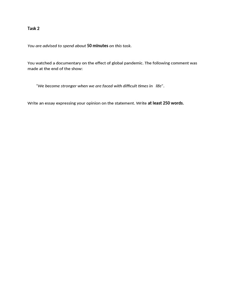 Task 2 Writing Pandemic | PDF