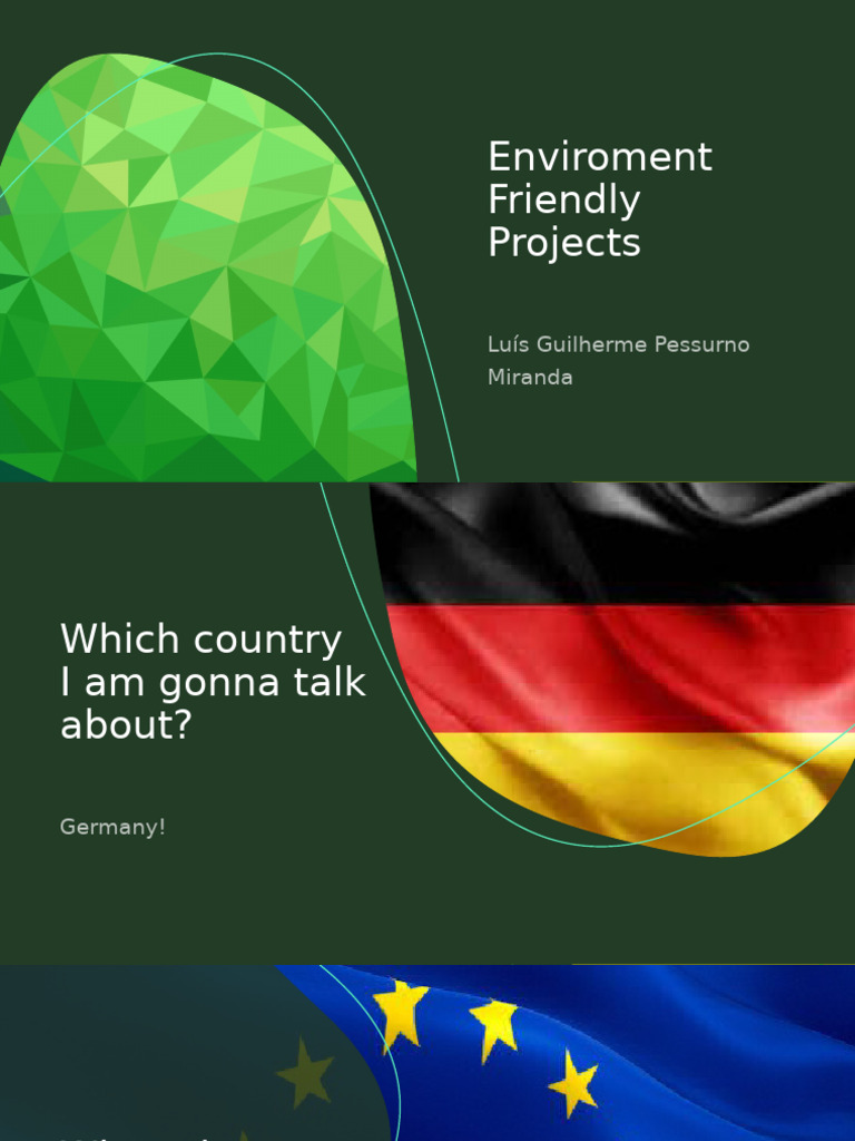 Enviroment Friendly Projects | PDF