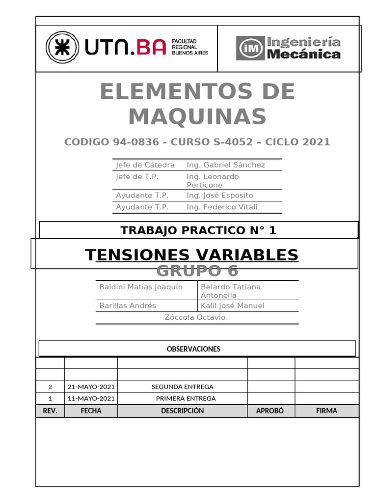 Análisis de Fatiga en Elementos de Máquinas | PDF | Fatiga (material ...