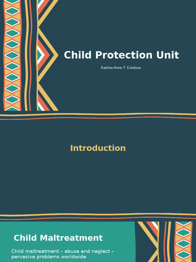 Child Protection Unit For Students | PDF | Child Neglect | Child Abuse
