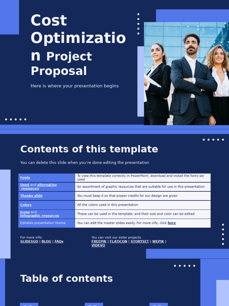 Cost Optimization Project Proposal | PDF | Expense | Customer ...