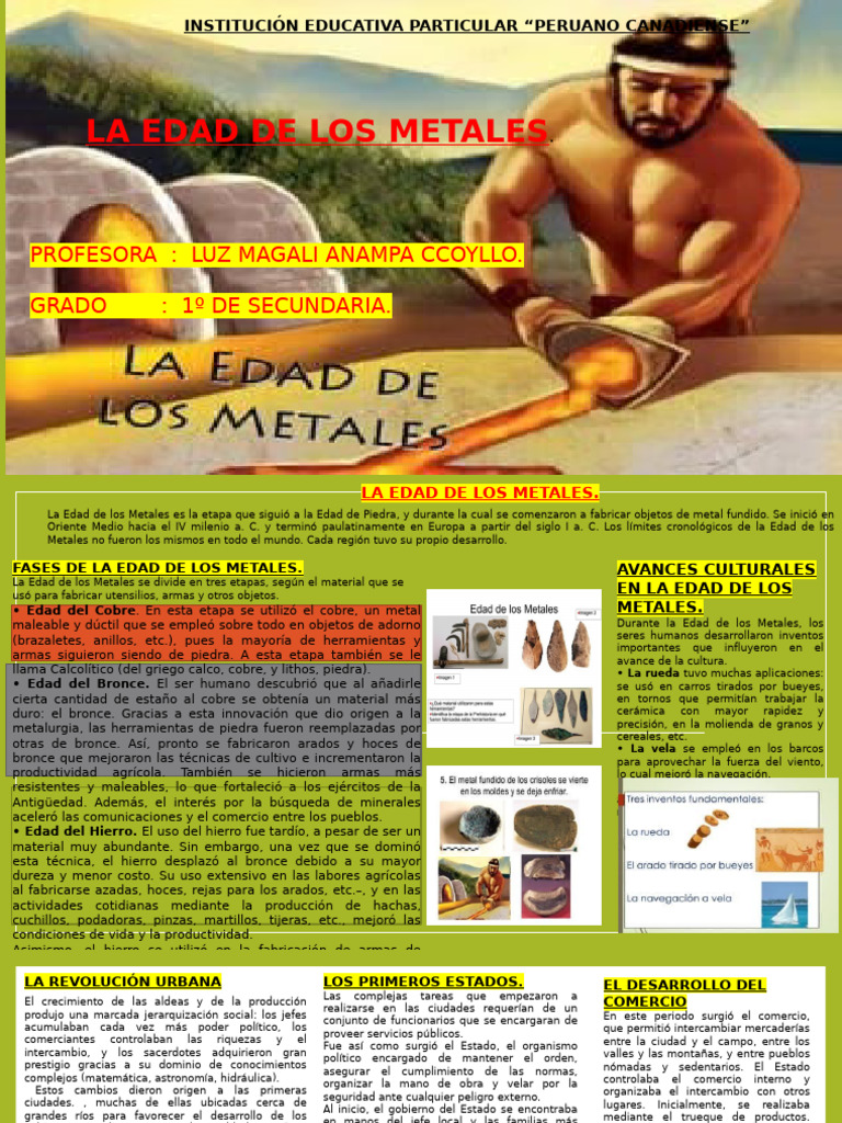 Avances y comercio en la Edad de Metales | PDF | Rieles | Arado