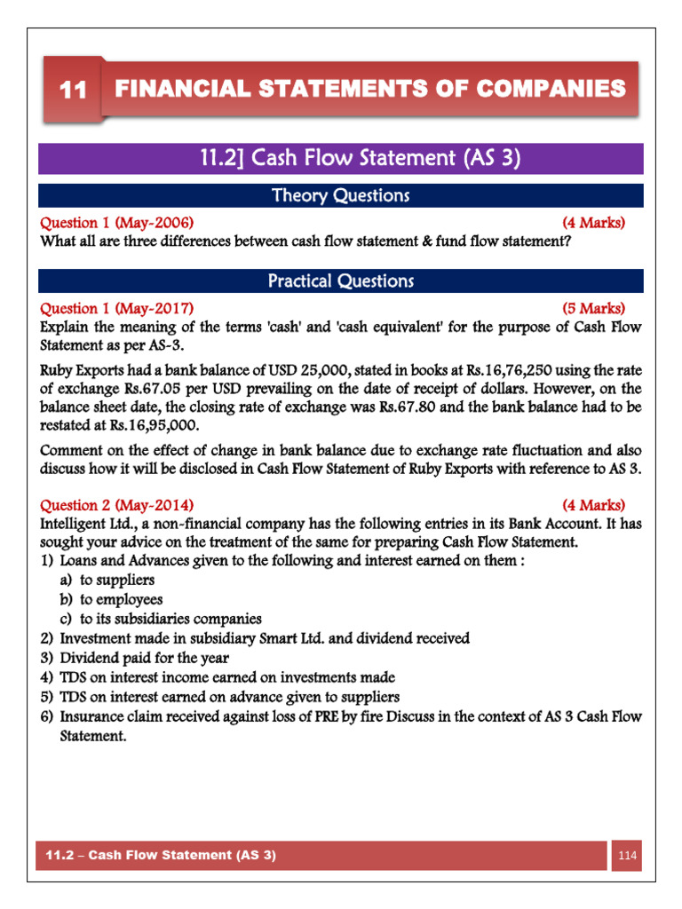 Cash Flow Statement Preparation Guide | PDF | Dividend | Cash Flow ...