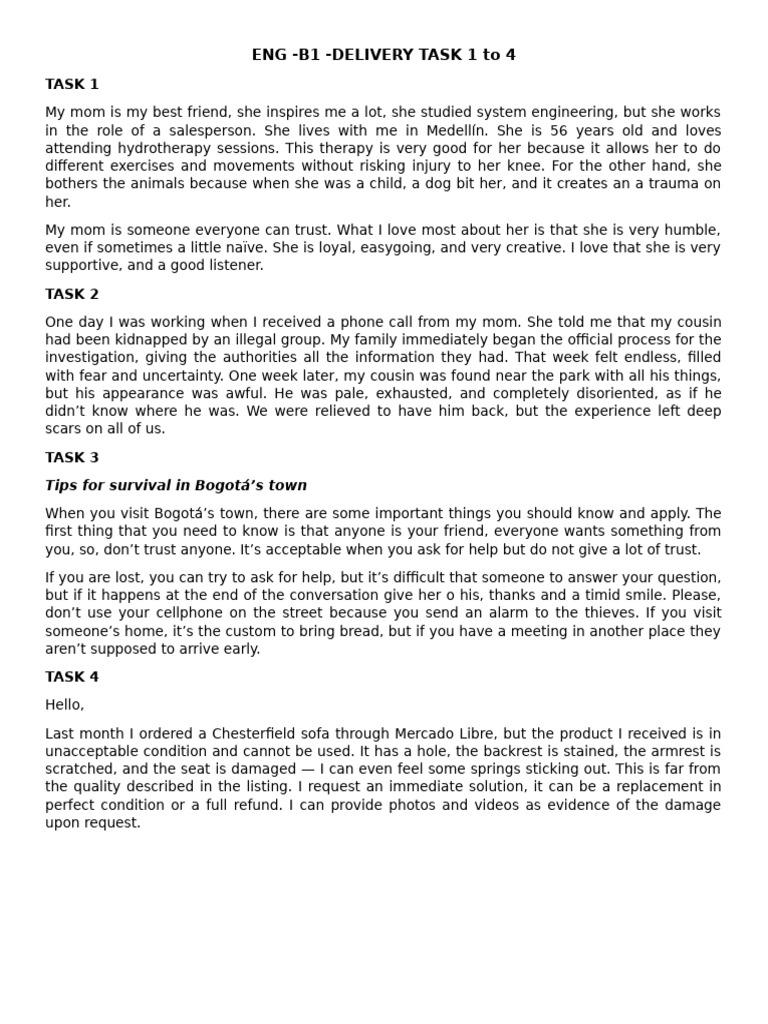 Personal Stories and Survival Tips | PDF