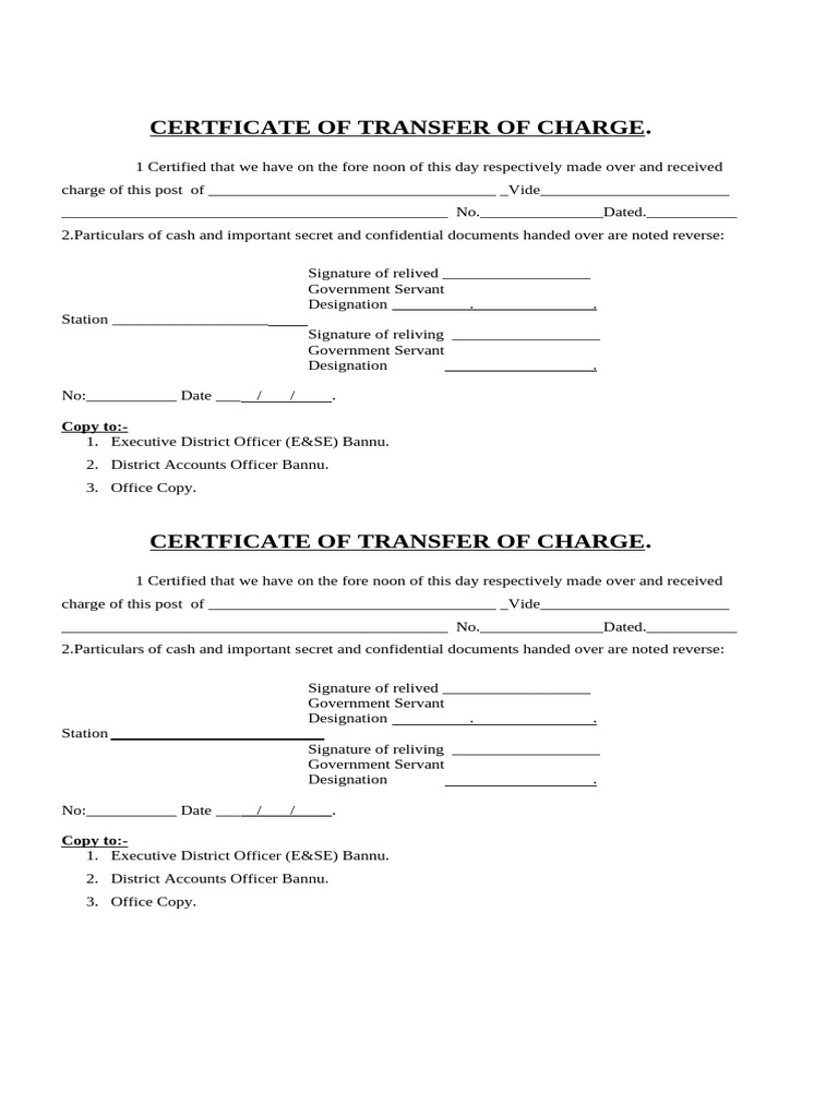 Charge Report New | PDF