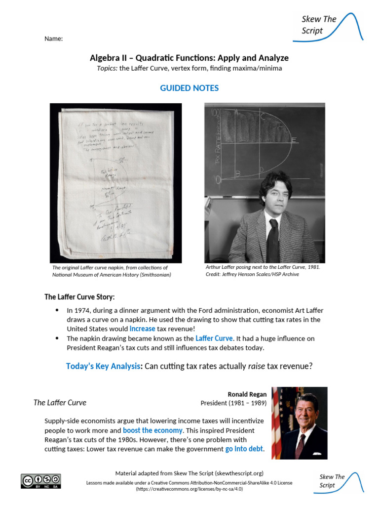 Understanding the Laffer Curve | PDF | Laffer Curve | Taxes