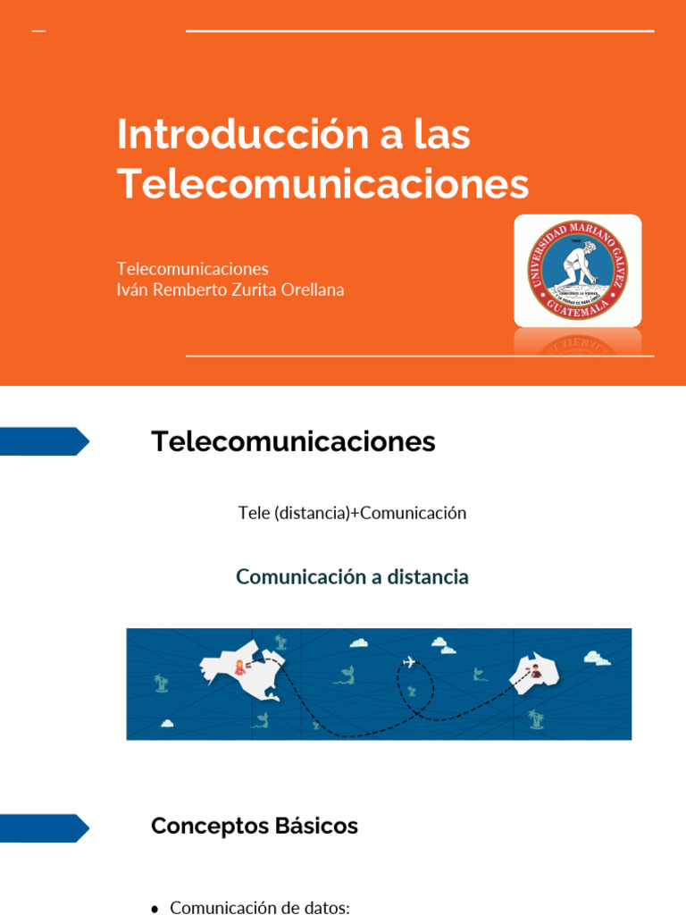 Introducción A Las Telecomunicaciones 2024 | PDF | Telecomunicaciones ...