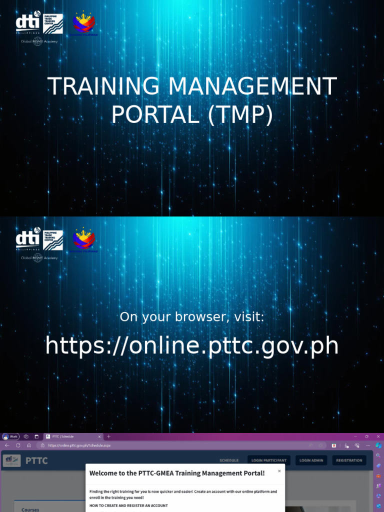 TMP Portal Registration Guide | PDF