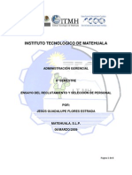 Ensayo de Reclutamiento y Seleccion de Personal