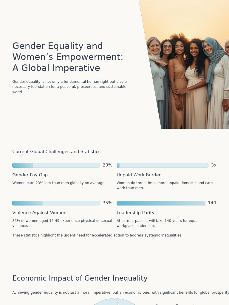 Gender Equality: Global Challenges & Solutions | PDF | Gender Studies ...