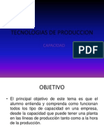 TECNOLOGIAS DE PRODUCCION