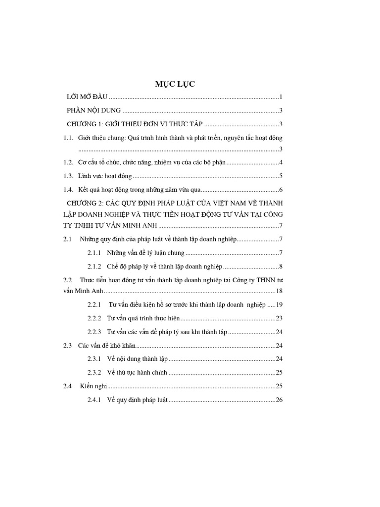 Hot DNG T VN Thanh LP Doanh Nghip | PDF