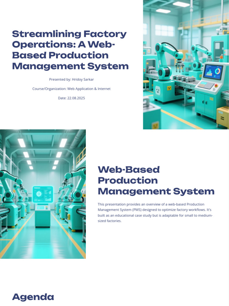 Web-Based Production Management System | PDF | Computing | Information ...