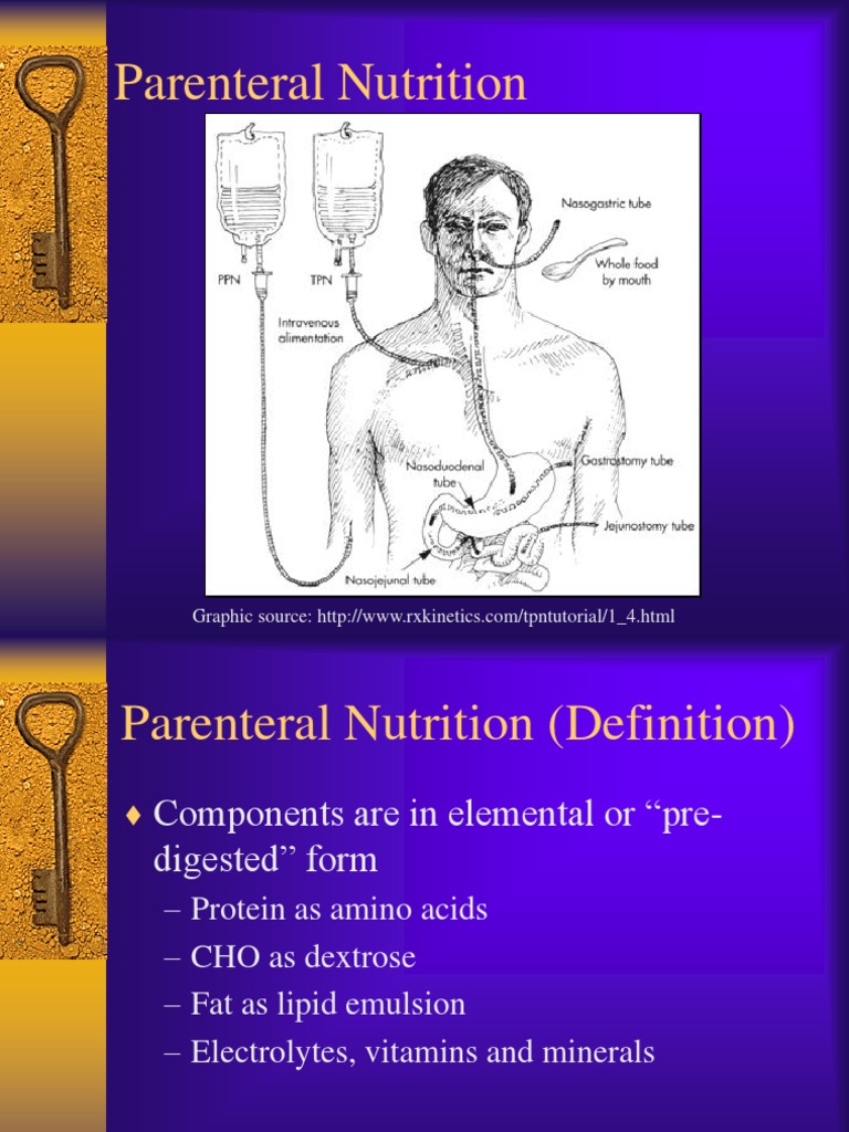 Parenteral Nutrition PDF Nutrition Diet & Nutrition