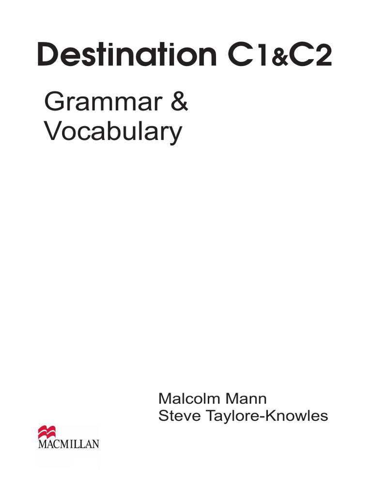 Destination C1&C2: Grammar & Vocabulary | PDF