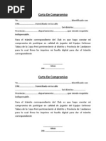 Carta Compromiso Buena Conducta