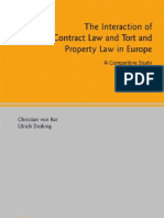 The Interaction of Contract Law and Tort and Property Law in Europe A Comparative Study