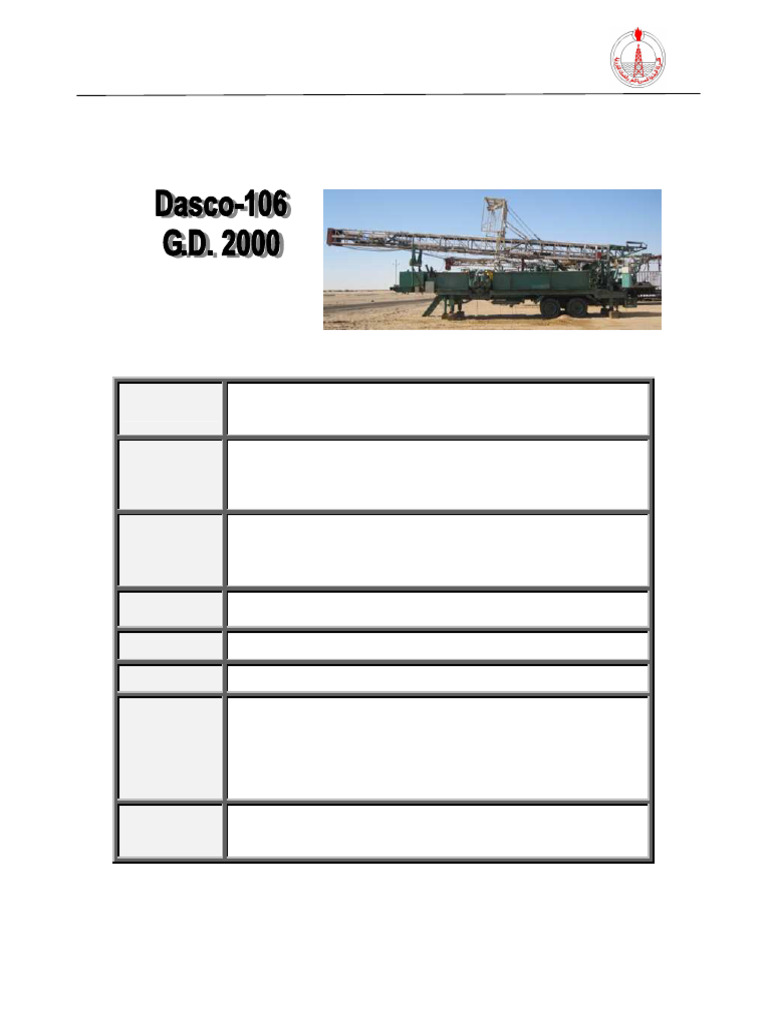 Rigs GD2000Rigs&Failing | PDF